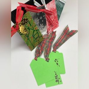 Lot of Handcrafted Christmas Tags for Gifts